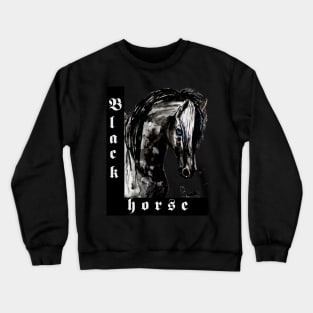 black horse Crewneck Sweatshirt